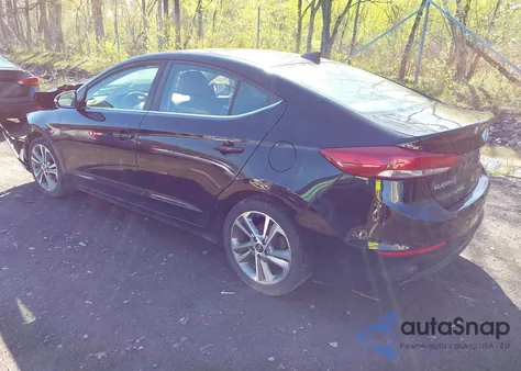 2018 Hyundai Elantra Limited из США, поврежденный, VIN KMHD84LF1JU492156